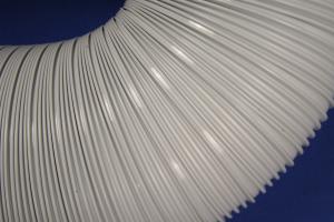 Воздуховод ал. белый д.120 мм 3м